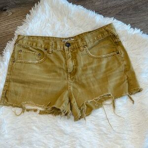 Free People Raw Hem Cutoff - size 28